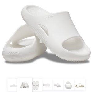 Brand new white crocs mellow recovery slide size 12